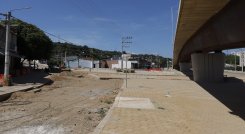 La obra debía ejecutarse en 15 meses, ya van más de dos años. / Luis Alfredo Estévez/ La Opinión 