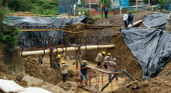 Avanzan las obras para mitigar los desastres ocasionados por lluvias./Foto: La Opinión