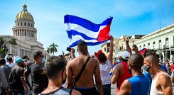 Protestas en Cuba.