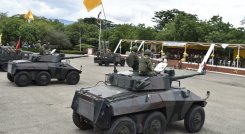 En conmemoración de 202 años de heroísmo y gloria, en el Cantón Militar San Jorge, los soldados del Grupo de Caballería Mecanizado N°5 Hermógenes Maza, celebraron su día con una ceremonia. / Foto: Cúcuta