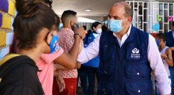 Carlos Camargo Assis indicó que esta situación es alarmante puesto que los menores de edad además de ingresar solos a Villa del Rosario y Cúcuta no cuentan con un acompañamiento institucional que vele por el respeto de sus derechos. / Foto: Cortesía