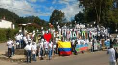 Chinácota se unió para rechazar la violencia./Foto: La Opinión