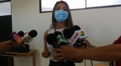  Jessica Dayana Ramírez habla sobre la vuelta presencial a clases en Cúcuta./Foto: La Opinión