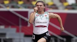 Krystsina Tsimanouskaya señaló que la están obligando a abandonar Japón contra su voluntad y tiene miedo de acabar en la cárcel./Foto: Colprensa