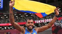 Anthony Zambrano, subcampeón olímpico. 