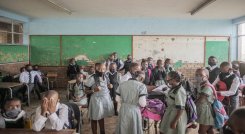 El virus retrasa 20 años la educación en las escuelas de Sudáfrica./Foto: internet