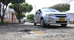 Calle 22 del barrio El Rosal.