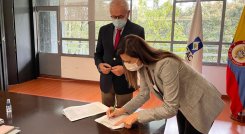 Firma de convenio entre el IGAC y la Alcaldía de Cúcuta