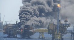 Incendio en plataforma de petróleo deja cinco muertos y dos desaparecidos./Foto: internet