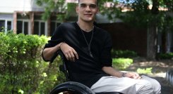 Christian Molina Hernández, abogado de la Universidad Libre de Cúcuta y deportista paralímpico de Norte de Santander. 