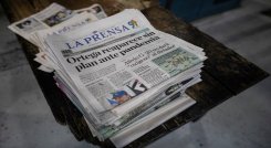 El diario La Prensa, con 95 años de historia, ha sobrevivido a los vaivenes de la política local. /Foto AFP