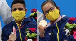Daniel Serrano y Laura González ganaron bronce. 