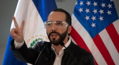 La popularidad de Nayib Bukele supera el 80%. / Foto: AFP