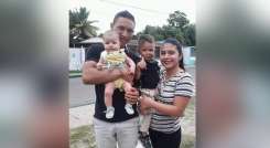 Lester Manuel Márquez Casanova y María Milagros Álvarez Rangel, juntos con sus hijos, todos de nacionalidad venezolana, habían llegado procedentes de Casigua El Cubo, estado Zulia. / Foto: Cortesía