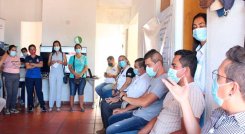 Los gramaloteros presentaron emprendimientos al Fondoadaptación./Foto cortesía