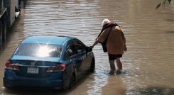 Las autoridades atribuyeron al cambio climático los huracanes,tormentas y lluvias de los últimos días en Nueva York y sus alrededores./ Foto: AFP