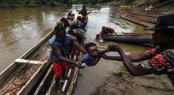 19.000 niños migrantes cruzaron el Darién./Foto: AFP
