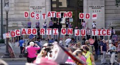 Manifestación por la justicia del aborto el 2 de octubre de 2021 en Washington, DC. /AFP 