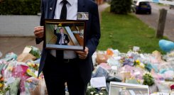 David Amess fue apuñalado en su circunscripción al sureste de Inglaterra. / Foto. AFP