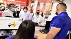 será un punto de información permanente para la población cesante y estará ubicado en la plazoleta Luis Carlos Galán de la Alcaldía de Cúcuta.  / Cortesía/ La Opinión 
