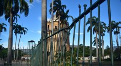 Estado actual de los exteriores del Parque Gran Colombiano