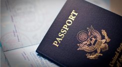 Pasaporte de Estados Unidos. 