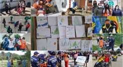 Con la activación de las Salas de Crisis Nacional, departamentales y municipales desde las 9:00 de la mañana, se realizó hoy el Simulacro Nacional de Respuesta a Emergencias en su décima versión. / Cortesía/ La Opinión 