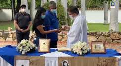 Durante dos días previos a la ceremonia, el ente investigador realizó un trabajo de apoyo psicosocial con las familias de los desaparecidos. / Foto: Colprensa