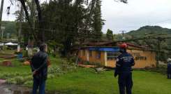 Afectaciones sobre el Hotel Islavita. Foto: Alcaldía de Chinácota