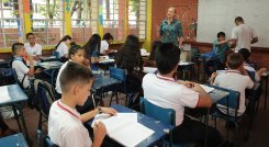 Aula de clases en Cúcuta