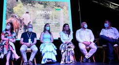 Presentación de resultados en la defensa del agua por parte de la Alianza Bio Cuenca./Foto Jorge Gutiérrez/La Opinión