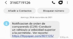 Algunas notificaciones están llegando desde estos números: 3160719126 y 3155962967. / Foto : Cortesía / La Opinión 