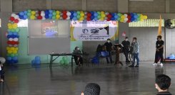 El colegio actualmente está en presencialidad con 1.100 estudiantes. /Foto: Jorge Gutiérrez / La Opinión 