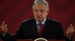 el presidente de México, Andrés Manuel López Obrador, en el Consejo de Seguridad en Nueva York./Foto Internet