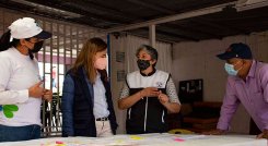 La alianza de dos entidades transforma la via a mujeres y niños en Pamplona./Foto cortesía