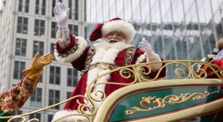 La pandemia ha dificultado el trabajo de Papá Noel en Estados Unidos./ AFP