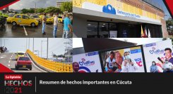 Resumen de hechos importantes en Cúcuta en el 2021