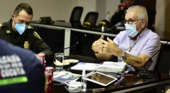 El alcalde Jairo Yáñez llamó al “Gobierno Nacional, la institucionalidad regional y a toda la ciudadanía, para unirnos y trabajar de la mano por nuestra seguridad”. / Foto: Cortesía