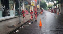 Veolia recogió 35 toneladas de basura tras la Navidad./Foto cortesía