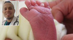 Médico pediatra Richard Claro, con amplia experiencia en Cúcuta y quien es especialista en Neonatología, habla sobre el proceso de identificación del bebé al nacer.