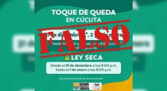 Una imagen con los logos de la Alcaldía está circulando en las redes sociales con esta información, la cual fue desmentida desde el Gobierno local.