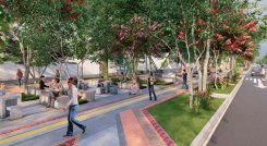 Diseño de la nueva Avenida Kennedy, en Atalaya./Foto cortesía