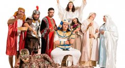 todos los integrantes del pesebre son colaboradores de Aguas Kpital. Foto cortesías