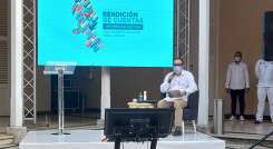 Gobernador presenta informe de gestión 2021./Foto: cortesía