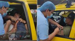 ‘Autovac’ busca incentivar la inmunización de la población a partir de los 3 años en Los Patios. / Foto: Leonardo Favio Oliveros