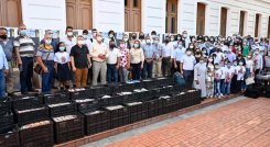 Comunidades recibieron menaje para el PAE por más de 6 mil millones de pesos./Foto cortesía