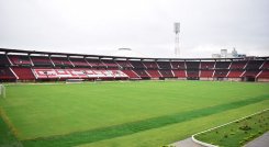 Cancha del estadio General Santander. 