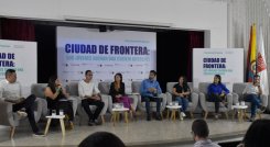 La actividad fue organizada en el auditorio Eustorgio Colmenares Baptista de la Universidad Francisco de Paula Santander.