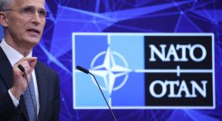 Jens Stoltenberg explicó que los aliados habían activado sus planes de defensa. / Foto: AFP
