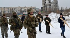Militares en Rusia.